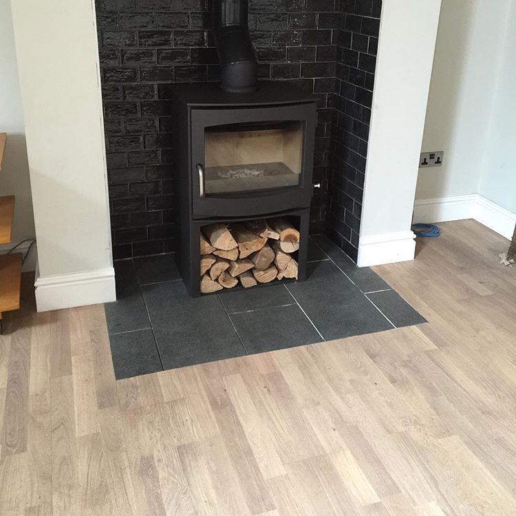 Log burner installed by Cottage Stoves Wirral