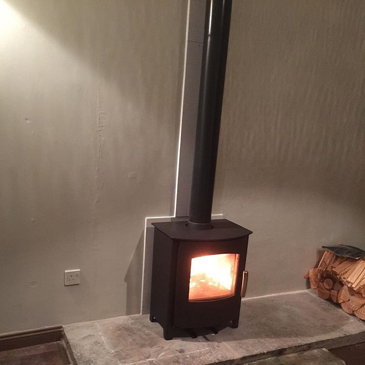 Log burner installed by Cottage Stoves Wirral
