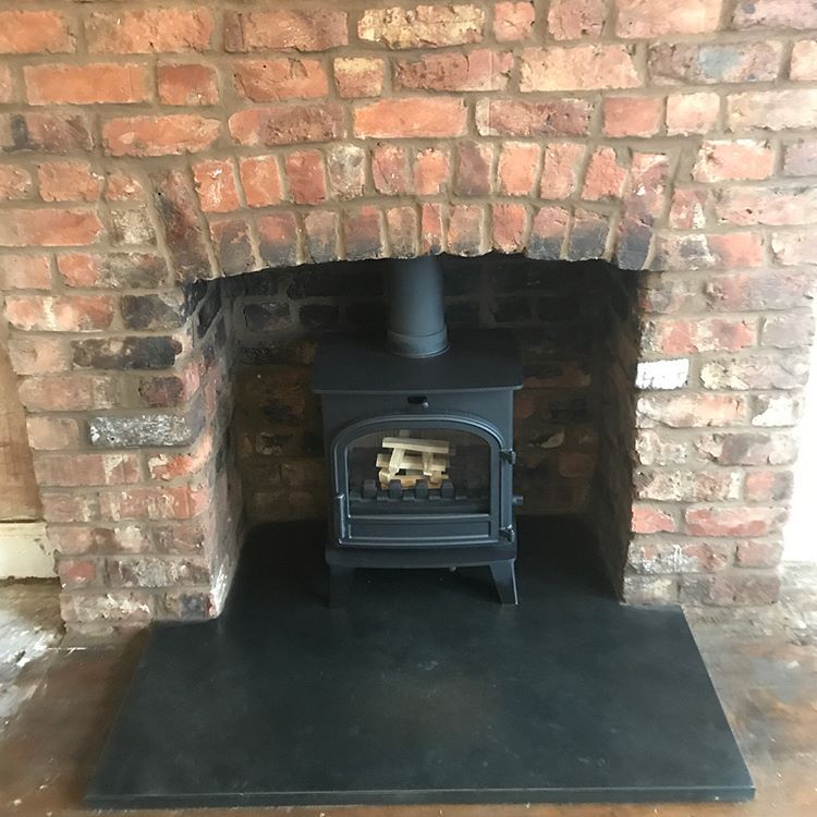 Log burner installed by Cottage Stoves Wirral