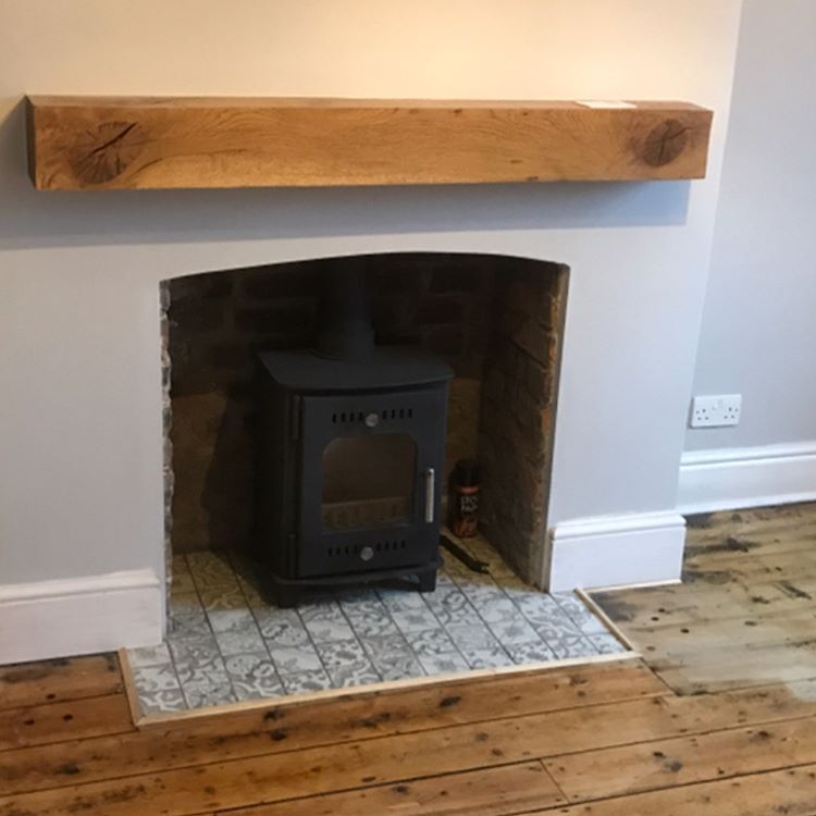 Log burner installed by Cottage Stoves Wirral