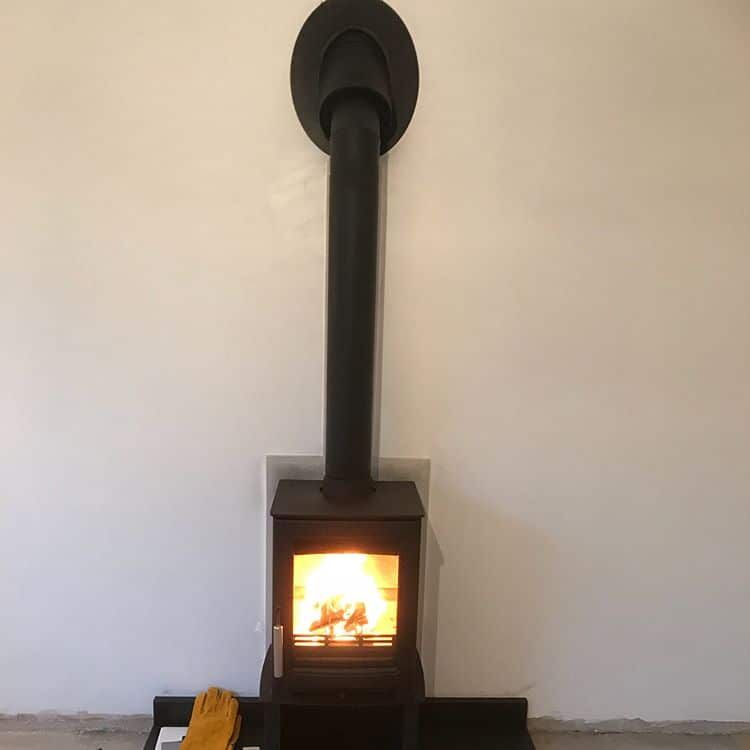 Log burner installed by Cottage Stoves Wirral
