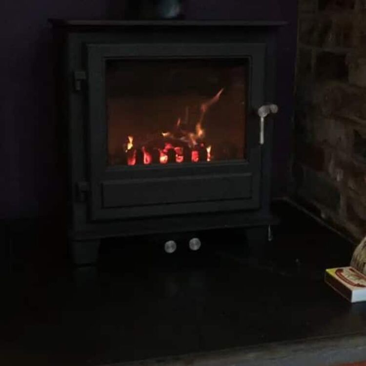 Log burner installed by Cottage Stoves Wirral
