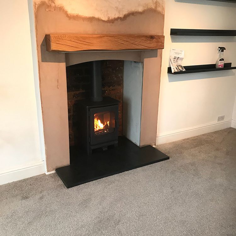 Log burner installed by Cottage Stoves Wirral