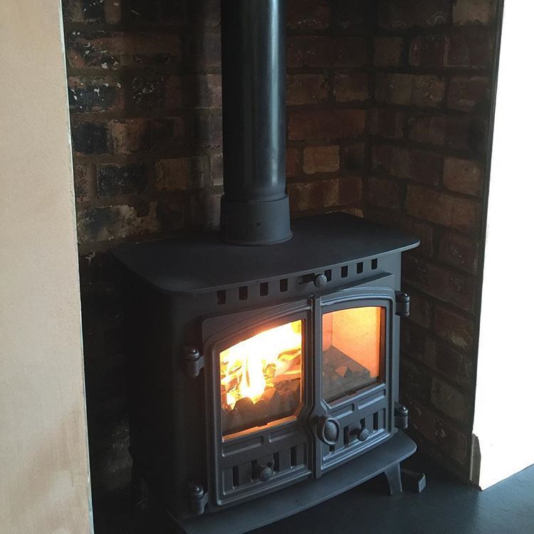 Log burner installed by Cottage Stoves Wirral