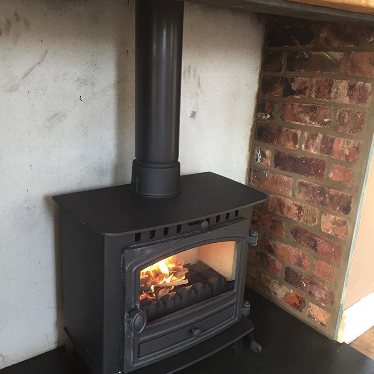 Log burner installed by Cottage Stoves Wirral