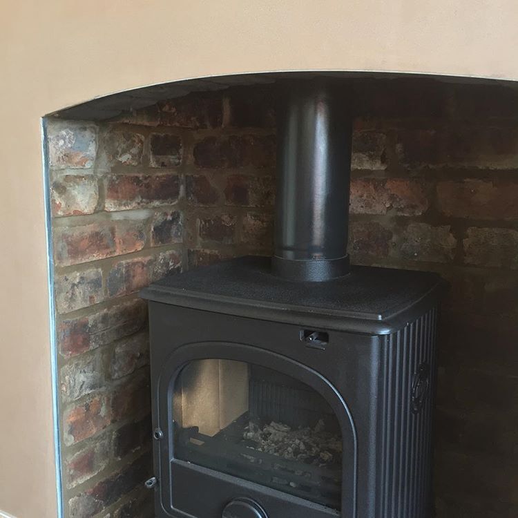 Log burner installed by Cottage Stoves Wirral