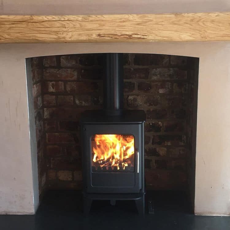 Log burner installed by Cottage Stoves Wirral
